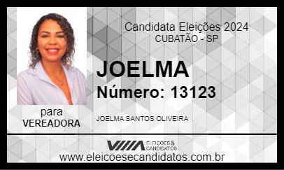 Candidato JOELMA 2024 - CUBATÃO - Eleições