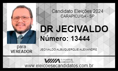 Candidato DR JECIVALDO 2024 - CARAPICUÍBA - Eleições