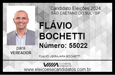 Candidato FLÁVIO BOCHETTI 2024 - SÃO CAETANO DO SUL - Eleições