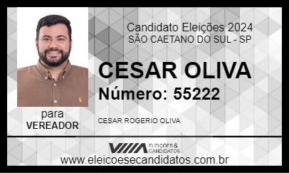 Candidato CESAR OLIVA 2024 - SÃO CAETANO DO SUL - Eleições