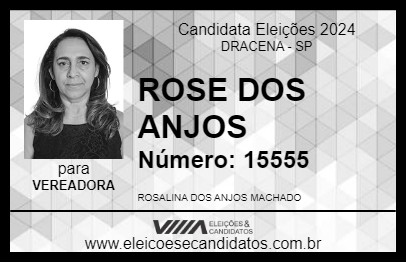 Candidato ROSE DOS ANJOS 2024 - DRACENA - Eleições