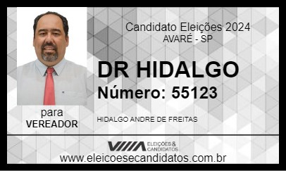 Candidato DR HIDALGO 2024 - AVARÉ - Eleições