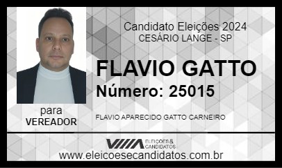 Candidato FLAVIO GATTO 2024 - CESÁRIO LANGE - Eleições