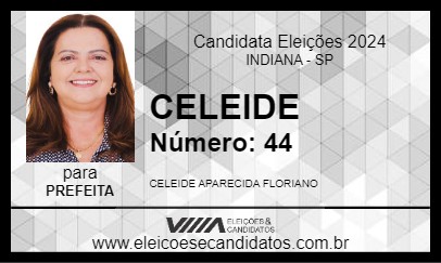 Candidato CELEIDE 2024 - INDIANA - Eleições