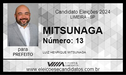 Candidato MITSUNAGA 2024 - LIMEIRA - Eleições