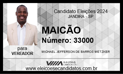 Candidato MAICÃO 2024 - JANDIRA - Eleições