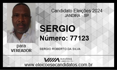 Candidato SERGIO 2024 - JANDIRA - Eleições