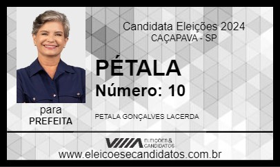 Candidato PÉTALA 2024 - CAÇAPAVA - Eleições