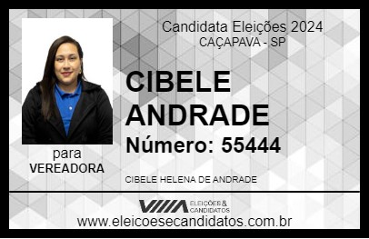 Candidato CIBELE ANDRADE 2024 - CAÇAPAVA - Eleições