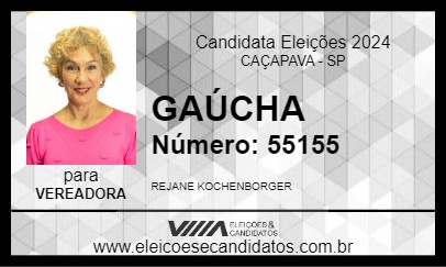 Candidato GAÚCHA 2024 - CAÇAPAVA - Eleições