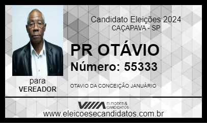 Candidato PR. OTÁVIO 2024 - CAÇAPAVA - Eleições