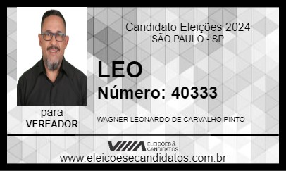 Candidato LEO 2024 - SÃO PAULO - Eleições