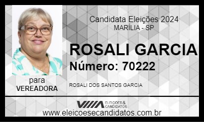 Candidato ROSALI GARCIA 2024 - MARÍLIA - Eleições