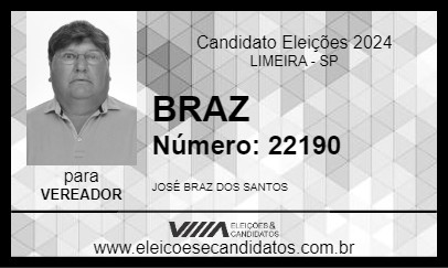 Candidato BRAZ 2024 - LIMEIRA - Eleições