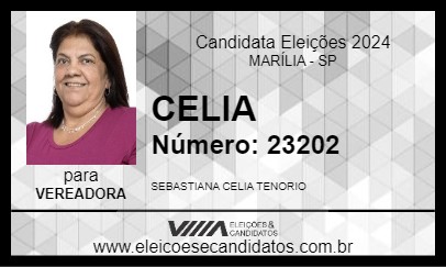 Candidato CELIA 2024 - MARÍLIA - Eleições