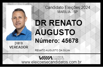 Candidato DR RENATO AUGUSTO 2024 - MARÍLIA - Eleições