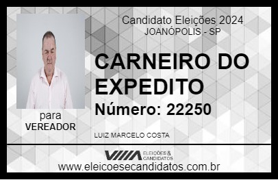 Candidato CARNEIRO DO EXPEDITO 2024 - JOANÓPOLIS - Eleições