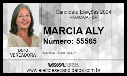 Candidato MARCIA ALY 2024 - PIRACAIA - Eleições