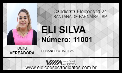 Candidato ELI SILVA 2024 - SANTANA DE PARNAÍBA - Eleições