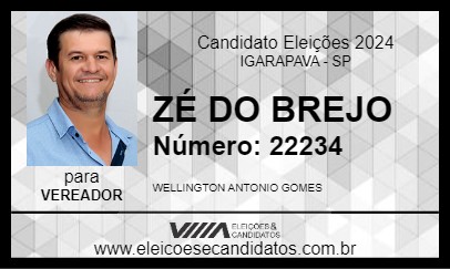 Candidato ZÉ DO BREJO 2024 - IGARAPAVA - Eleições