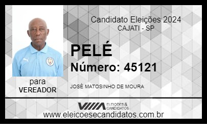 Candidato PELÉ 2024 - CAJATI - Eleições