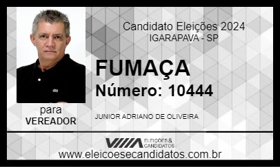 Candidato FUMAÇA 2024 - IGARAPAVA - Eleições