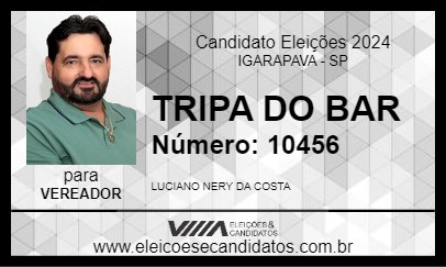 Candidato TRIPA DO BAR 2024 - IGARAPAVA - Eleições