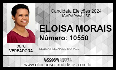 Candidato ELOISA MORAIS 2024 - IGARAPAVA - Eleições