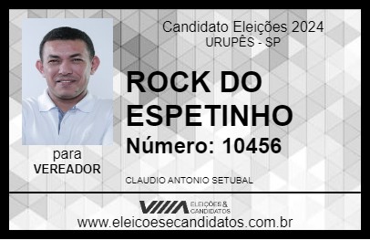 Candidato ROCK DO ESPETINHO 2024 - URUPÊS - Eleições