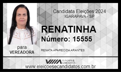 Candidato RENATINHA 2024 - IGARAPAVA - Eleições