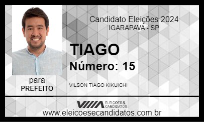 Candidato TIAGO 2024 - IGARAPAVA - Eleições