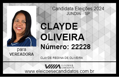 Candidato CLAYDE OLIVEIRA E COLETIVOS 2024 - JUNDIAÍ - Eleições