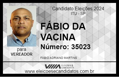 Candidato FÁBIO DA VACINA 2024 - ITU - Eleições