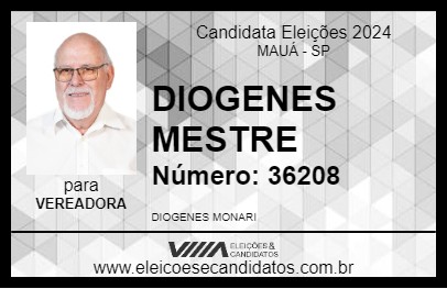 Candidato DIOGENES MESTRE 2024 - MAUÁ - Eleições