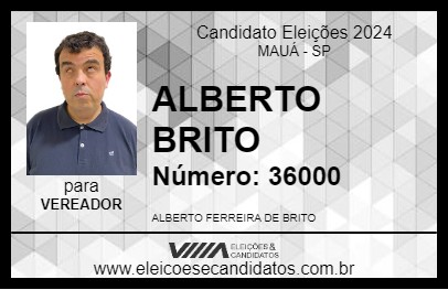 Candidato ALBERTO BRITO 2024 - MAUÁ - Eleições