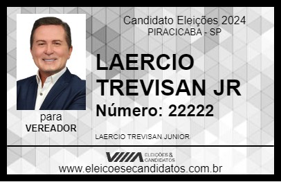 Candidato LAERCIO TREVISAN JR 2024 - PIRACICABA - Eleições