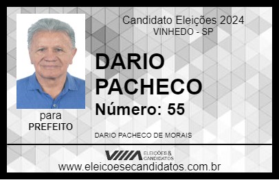 Candidato DR. DARIO 2024 - VINHEDO - Eleições