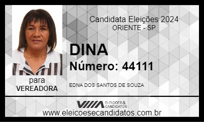 Candidato DINA 2024 - ORIENTE - Eleições