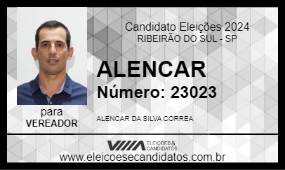 Candidato ALENCAR 2024 - RIBEIRÃO DO SUL - Eleições