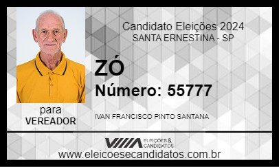 Candidato ZÓ 2024 - SANTA ERNESTINA - Eleições