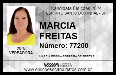 Candidato MARCIA FREITAS 2024 - ESPÍRITO SANTO DO PINHAL - Eleições