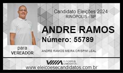 Candidato ANDRE RAMOS 2024 - RINÓPOLIS - Eleições