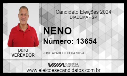 Candidato NENO 2024 - DIADEMA - Eleições