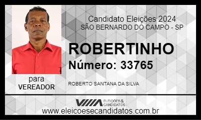 Candidato ROBERTINHO 2024 - SÃO BERNARDO DO CAMPO - Eleições