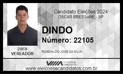 Candidato DINDO 2024 - OSCAR BRESSANE - Eleições