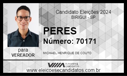 Candidato PERES 2024 - BIRIGUI - Eleições