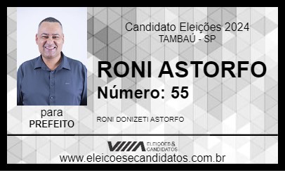 Candidato RONI ASTORFO 2024 - TAMBAÚ - Eleições