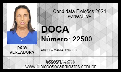 Candidato DOCA 2024 - PONGAÍ - Eleições