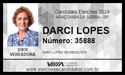 Candidato DARCI LOPES 2024 - ARAÇOIABA DA SERRA - Eleições