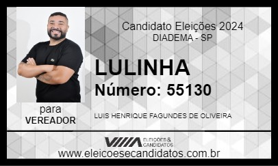 Candidato LULINHA 2024 - DIADEMA - Eleições